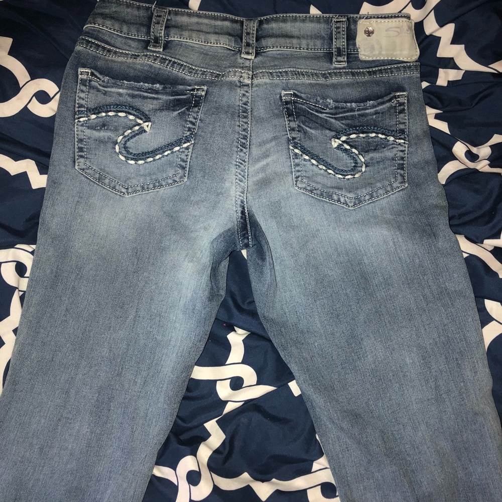 Silver jeans